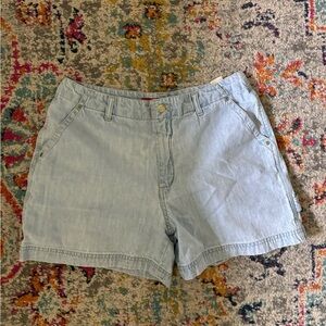 Light Wash Jean Shorts